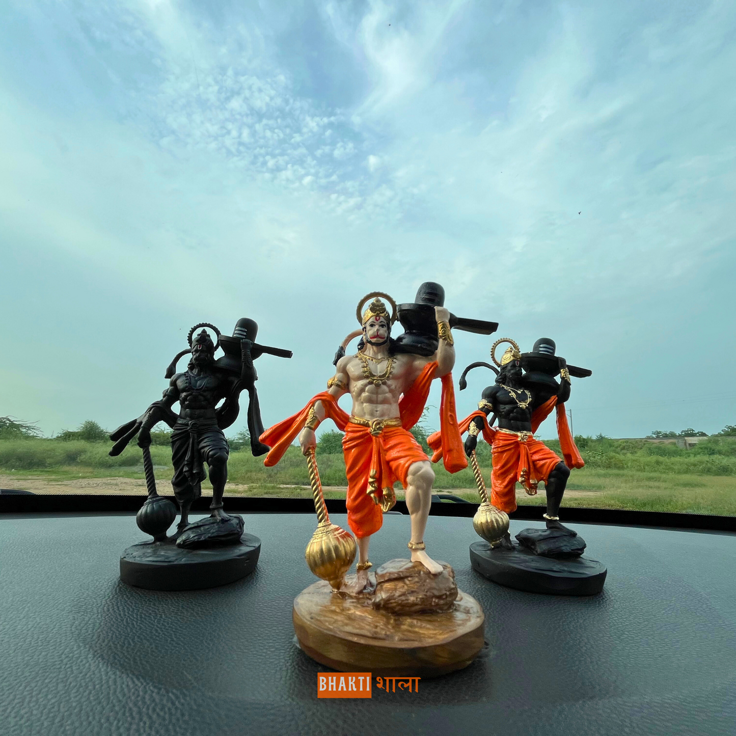 Shri Hanuman Ji with Shivling