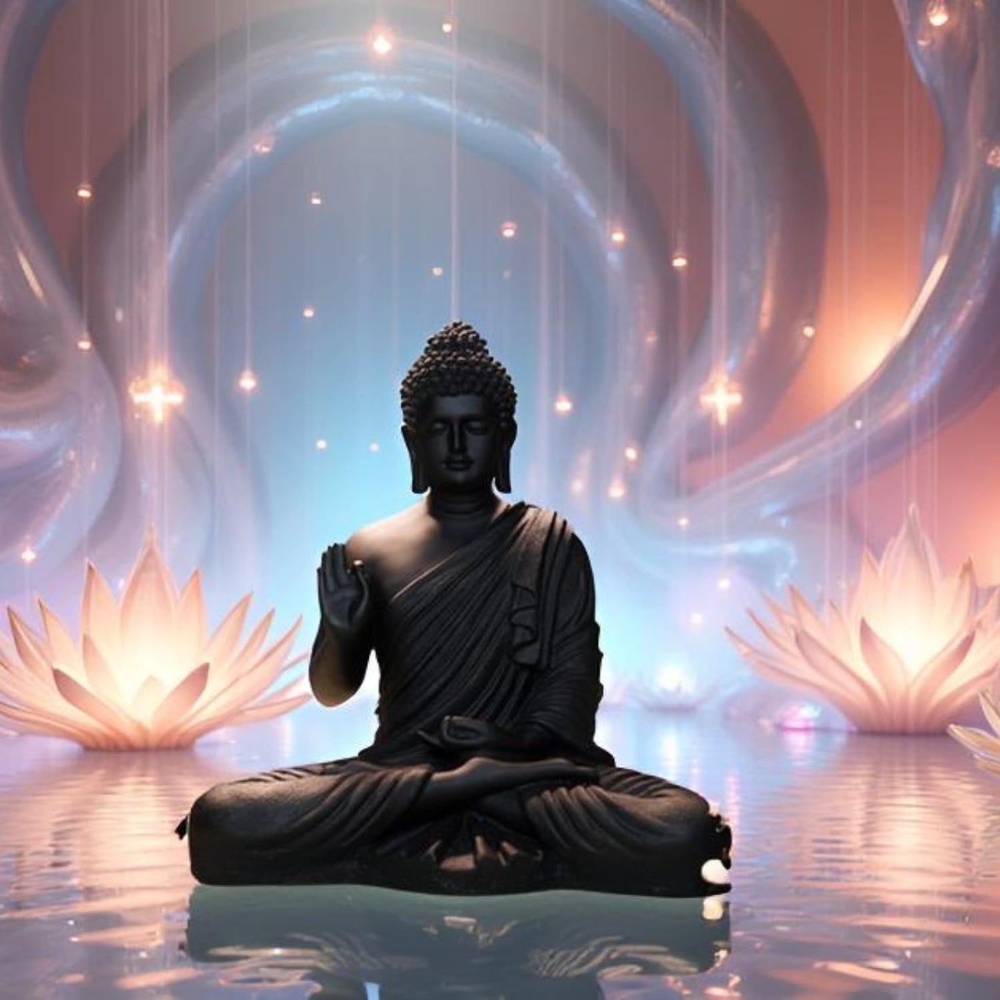 Sitting Buddha Idol (2 feet)