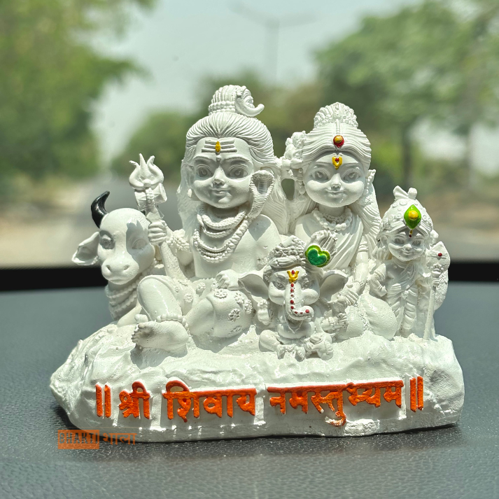 Divine Shiv Ji Parivar Idol - By BhaktiShala
