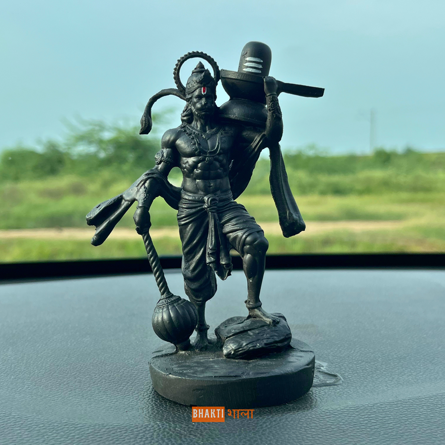 Shri Hanuman Ji with Shivling