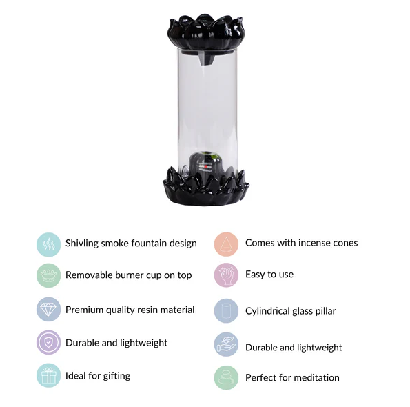 Shivling Smoke Fountain Incense Holder