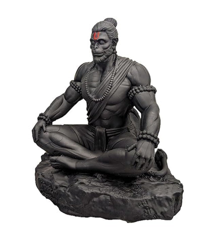 Lord Hanuman Sitting Idol for Car Dashboard By BhaktiShala