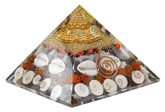 Bhaktishala Crystal Gomati Chakra Shree Yantra Pyramid