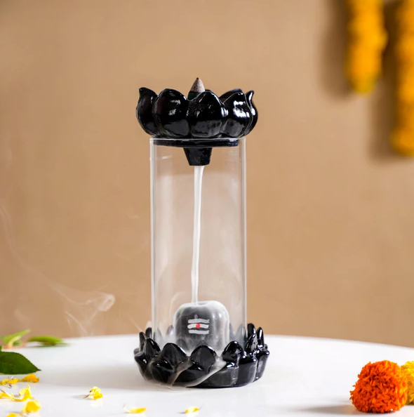 Shivling Smoke Fountain Incense Holder