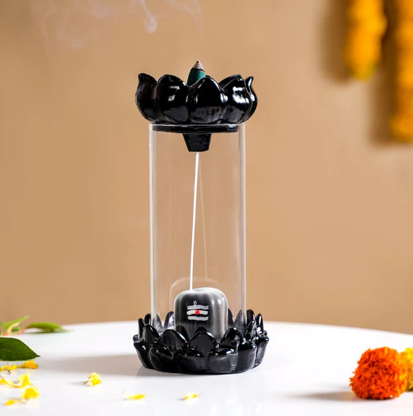 Shivling Smoke Fountain Incense Holder